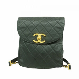 CHANEL Black Leather Backpack